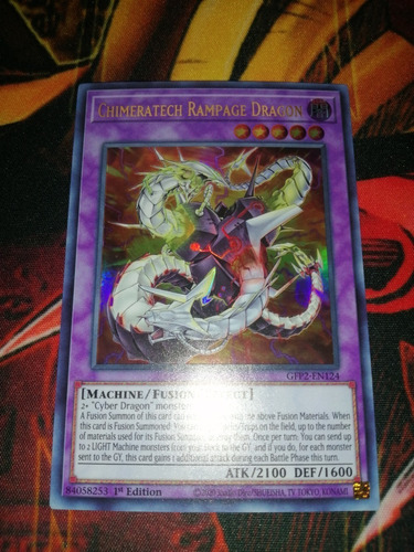 Chimeratech Rampage Dragon Yu-gi-oh! Original Konami