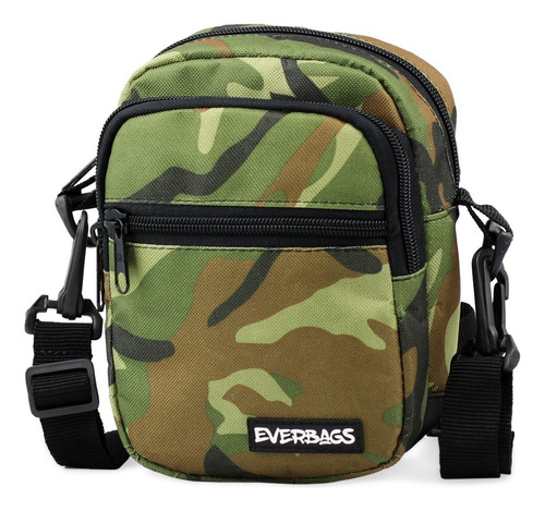 Shoulder Bag Camuflada Everbags Bolsa Tira Colo Necessaire