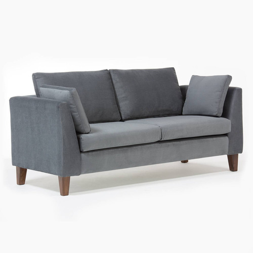 Sofá Barra Design Estocolmo 2 Cuerpos Gris