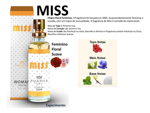 Perfume Amakha Paris Miss