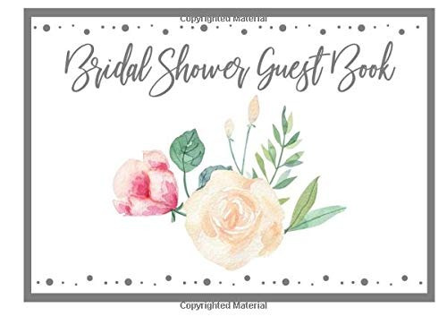 Bridal Shower Guest Book Gift Record And Wishes For The Brid
