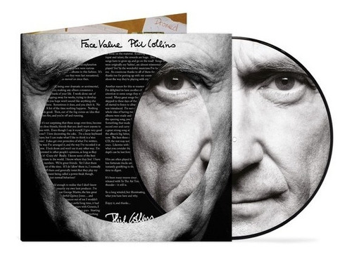 Phil Collins Face Value Vinilo Picture Disc Limitado