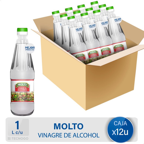 Caja Vinagre De Alcohol Molto Blanco - Mejor Precio