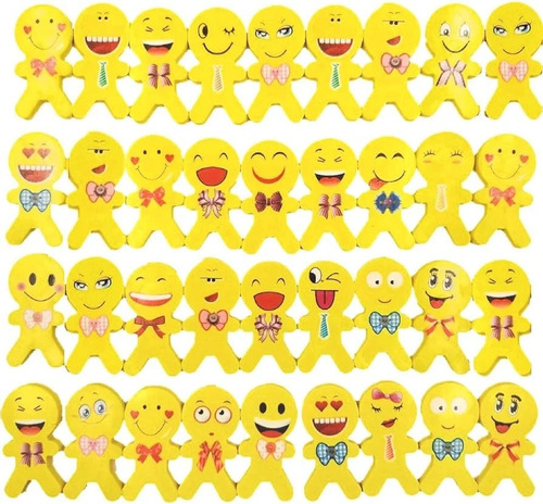 10 Gomas Gomitas Emoji De Borrar Smile Souvenir Piñata