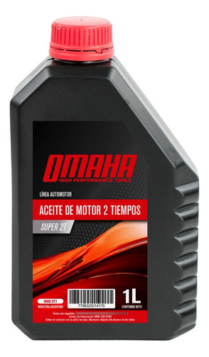 Aceite Lubricante Motor 2t Desmalezadora 1 Litro Omaha