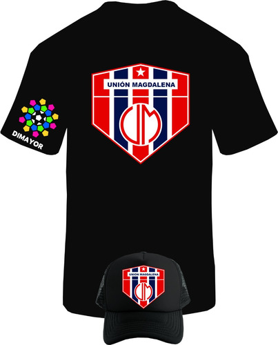 Camiseta Manga Corta Union Magdalena X Obsequio Gorra 