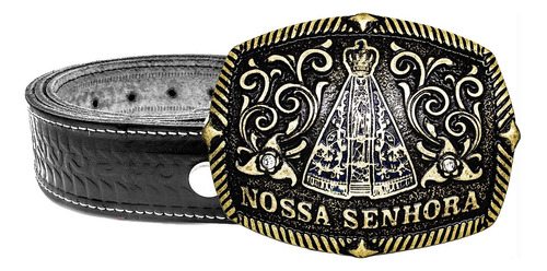 Cinto Cowboy Com Fivela Country Nossa Senhora Aparecida Top