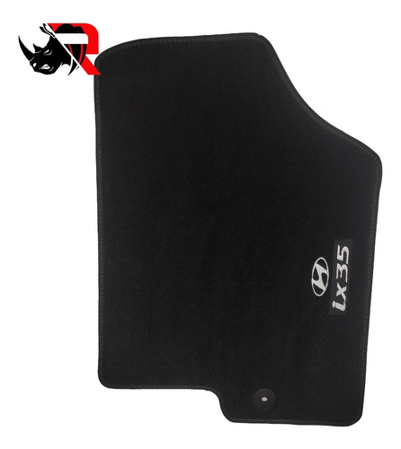 Imagen 3 de 5 de Tapete Automotriz Compatible Con Hyundai Ix35 / Blanco / M1