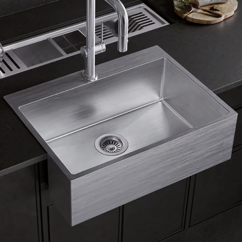 Cuba Em Inox Farm Sink Lexxa Preto