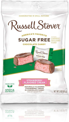 Russell Stover Strawberry Chocolates Con Fresa Sugar Free