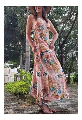 Vestido de cheap dama estampado