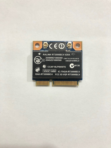 Placa Mini Pcie Wireless Dual Band Bluetooth 5.0 Seminovo