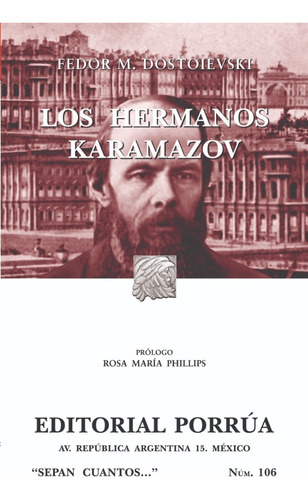 Los Hermanos Karamazov Novela Dostoievski Editorial Porrua 