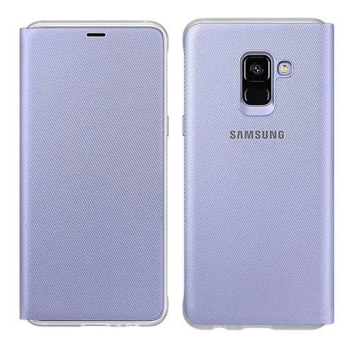 Case Samsung Neon Flip Cover Original @ Galaxy A8 Plus 