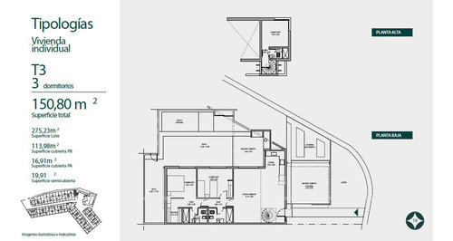 Casa En Housing Las Veras Duplex De 2 Dormitorios Con Patio Valle Escondido