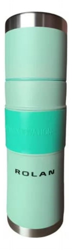 Mate Listo Autocebante Acero Inox Rolan Con Filtro 750ml Verde Claro