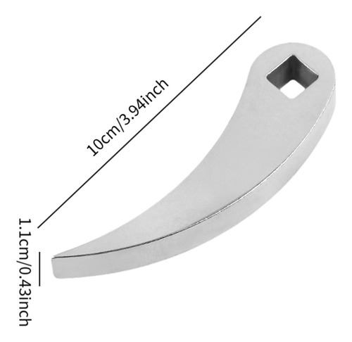 Bullhorn Prybar Adapter Head Drive Shaft Remover 10mm Argent