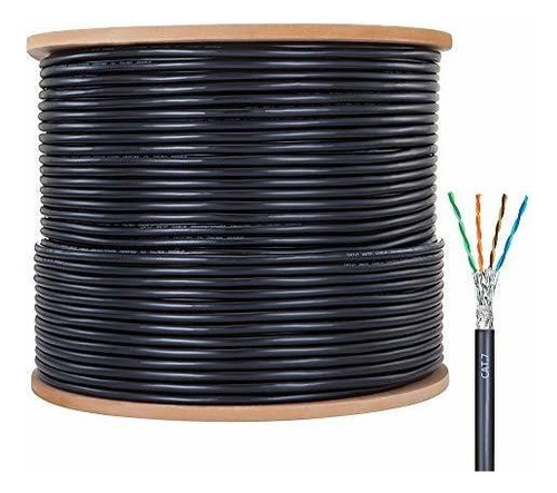 Cable Ethernet A Granel Ouk-bt Cat7 De 660 Pies, Carrete De 