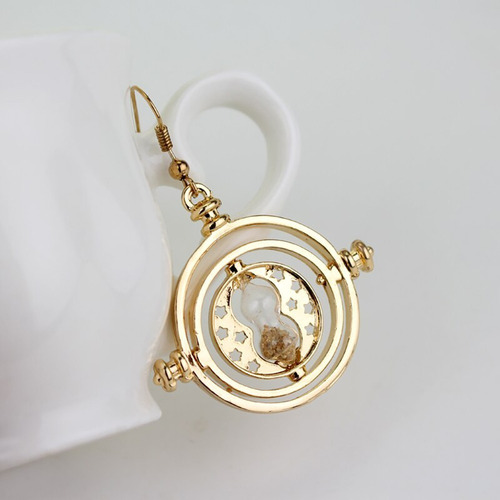Aretes De Harry Potter Giratiempo Hermione De Colección