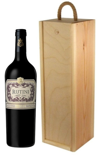 Rutini Cabernet Malbec Estuche Madera-oferta Celler