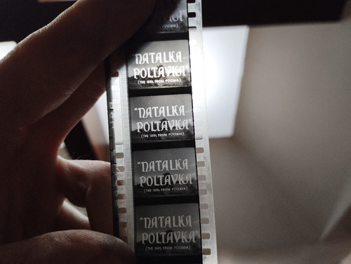 Pelicula Cine 35 Mm Trailer Film Ucraniano Copia Nitrato (Usado)