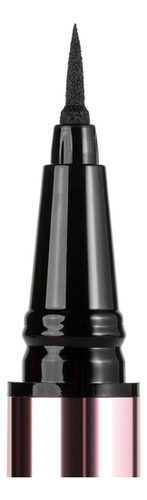Ultra Fine Eyeliner Plumín Delineador Pink Up Negro Mate