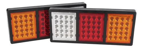 Par De Luces Traseras Para Camión, 60 Led, Brillantes, Ip67