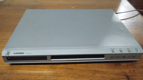 Reproductor Dvd Sansei Dvs-801u C/control Remoto Funcionando Gris (Usado)