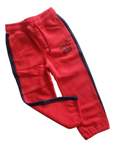 Pantalón Con Felpa Oshkosh Niño Rojo 5 Años 