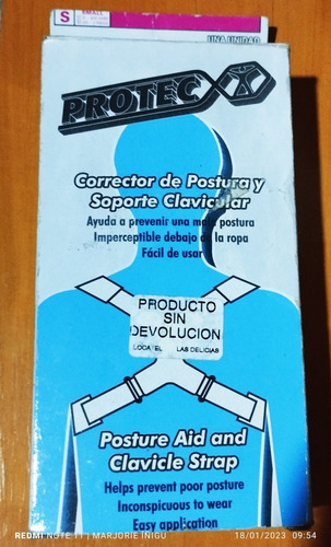 Corrector De Postura Talla S Protec