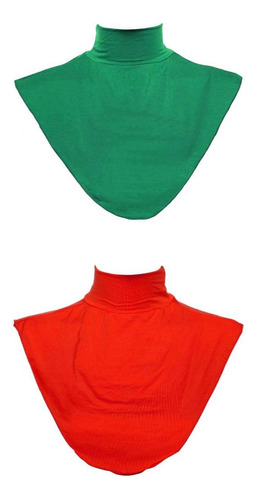 Paquete De 2 Blusas Con Cuello De Hiyab Para Mujer