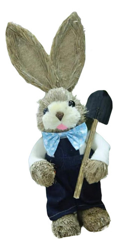 Figuras De Paja De Conejo De Pascua De Dibujos Patrón D