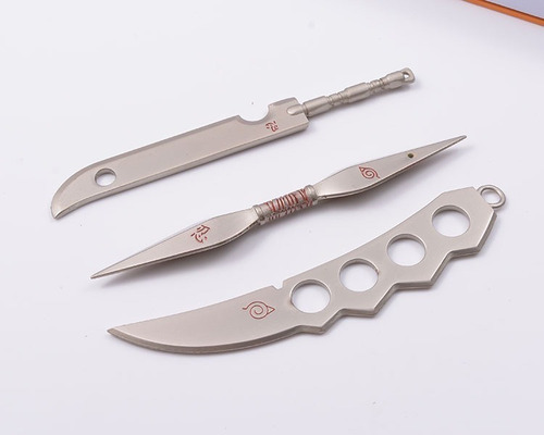 Naruto Kunai Estuche De Lujo Con 7 Accesorios Mas Vendido