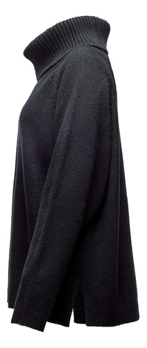 Sweater Polera Cacique Mujer Cuello Alto Lana - Abrigado