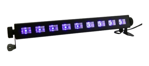 Luz Disco 9 Led Ultravioleta, Fiestas Fluor