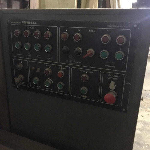 Machimbradora Moldurera Picotto Mach 30 7 Ejes