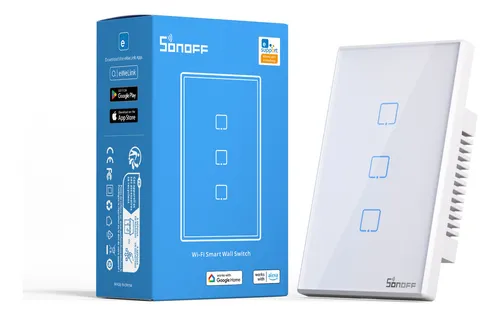 comprar Sonoff interruptor de pantalla táctil inteligente T2us3c CON RF Remote Control, Apagador De Pared Touch On\u002Foff Smart Wifi