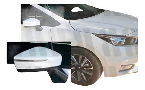 Espejo Derecho Con Blinker Para Nissan Versa 2020 2025