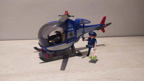 Imagen 1 de 4 de Playmobil 4267 Helicóptero Policía