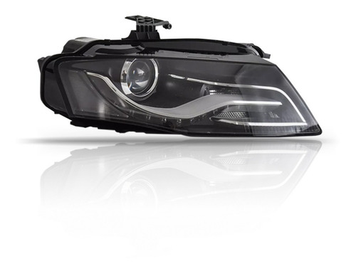 Par Farol Audi A4 09 A 12 Eletrico C/ Motor C/ Led S/ Xenon