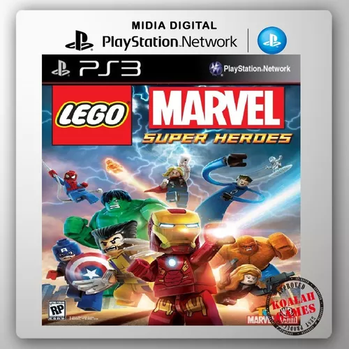 Lego Marvel Super Heroes Jogos Ps3 PSN Digital Playstation 3