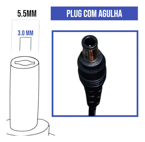 Fonte Acbel 12v 1.25a Bivolt Padrão Europeu Original