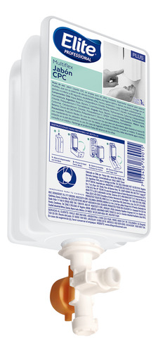 Imagen 1 de 3 de Jabón Antiséptico Multiflex 6 X 1000ml