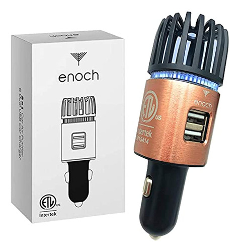 Purificador De Aire De Coche Enoch Con Cargador De Coche Usb