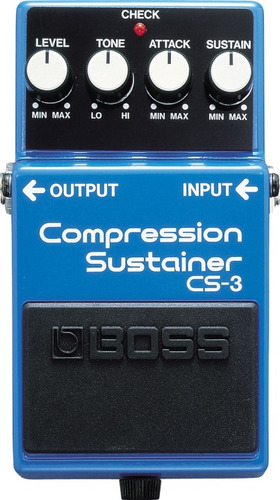 Pedal Para Guitarra O Bajo Boss Cs3 Compresor
