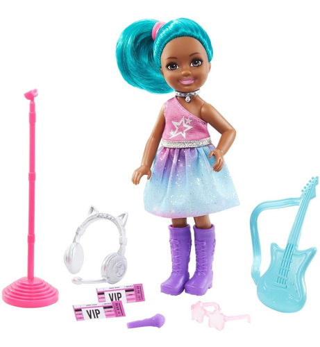 Barbie Chelsea Quiero Ser Estrella De Pop - Mattel