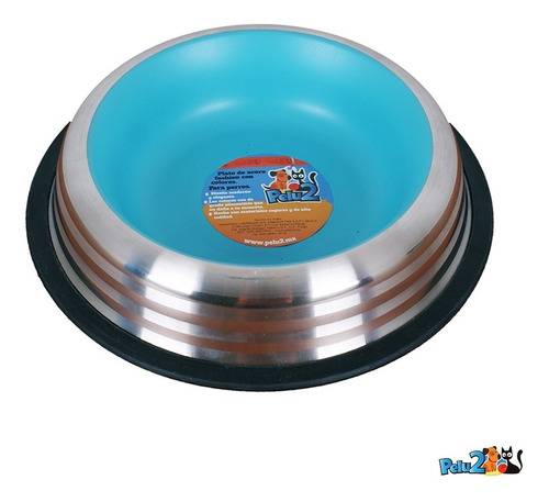 Plato De Acero Fashion 32 Oz Para Perro