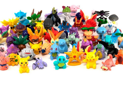 Imagen 1 de 7 de Pokémon Paquete Figuras Coleccionables 72 Con Pikachu