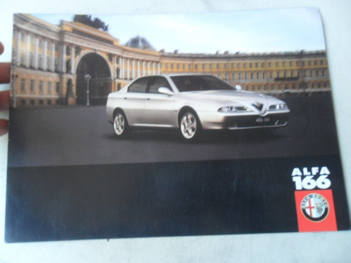 Catalogo Folleto Antiguo Alfa Romeo 166 1998 1997 Auto 