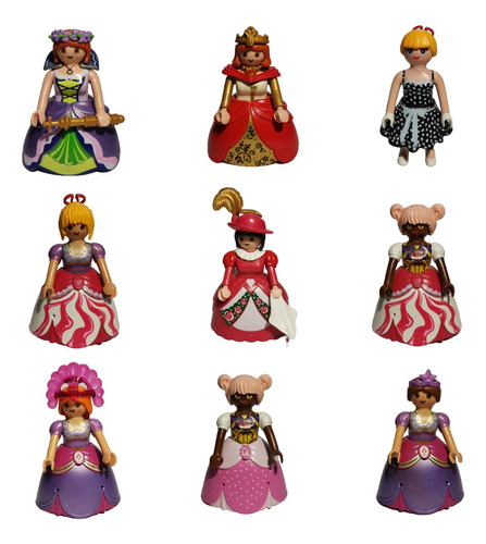 Playmobil Victorianas Vestido Ancho Campana Mujer Princesas